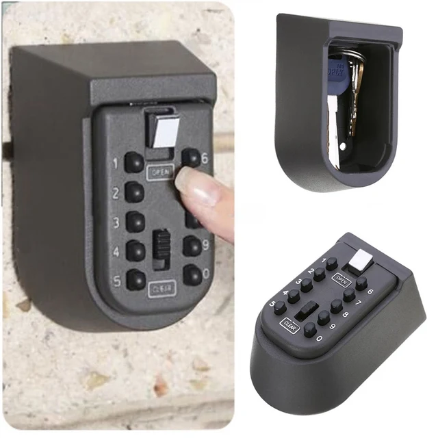 Outdoor Safe Key Box Mayitr Wall Mounted Key Storage