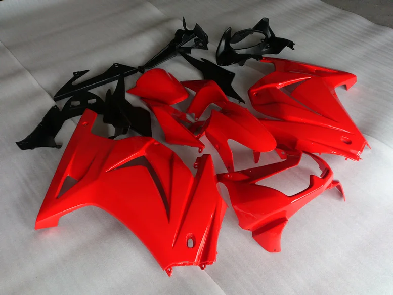 

Injection mold Fairing kit for KAWASAKI Ninja ZX250R 08 09 10 12 ZX 250R EX250 2008 2012 ABS Hot red Fairings set+gifts KF07