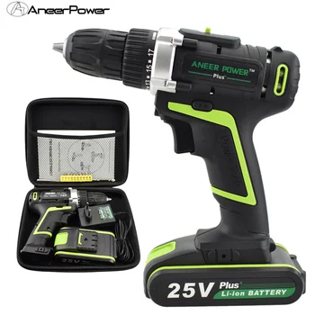 

25v Plus Power Tools Battery Screwdriver Mini Drill Electric Batteries Mini Drillling Cordless Screwdriver Drill Bit Hand Drill