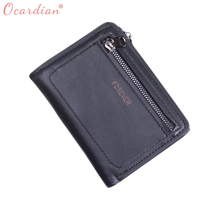 

2018 Women Simple Solid Color Zipper Coin Purse Short Wallet Card Holders Handbag Preferential Dropship