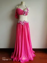 Belly dance eastern diamond embroidery skirts bra dress costume for oriental dance dancing belt for belly dancing suit set 1070