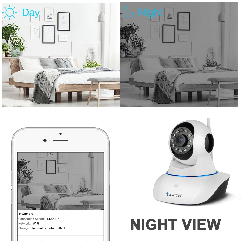  Originale Vstarcam 720P Macchina Fotografica del IP C7825WIP Wifi di Sorveglianza di Sicurezza Dell