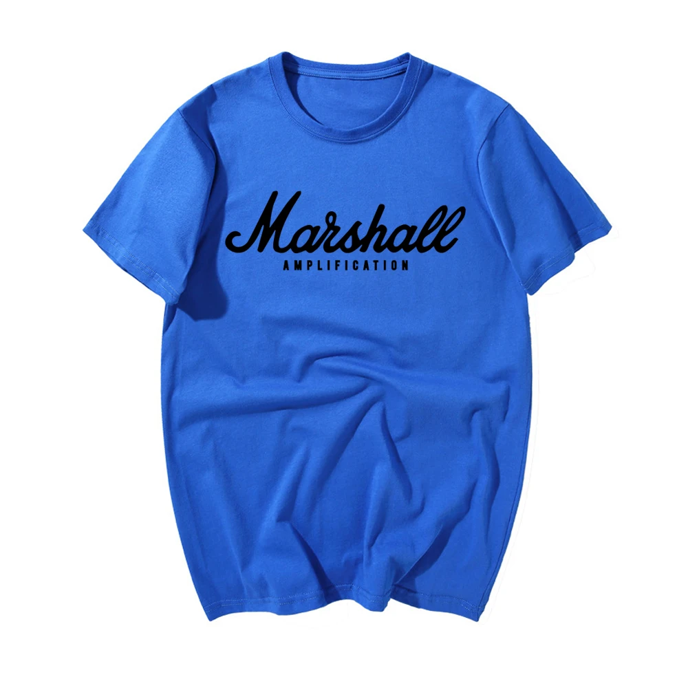

Hot Sale Marshall T Shirt Logo Amps Amplification Guitar Hero Rock And Rock Cafe Music Muse Tops Tee Tshirt Men Fashion T-shirts