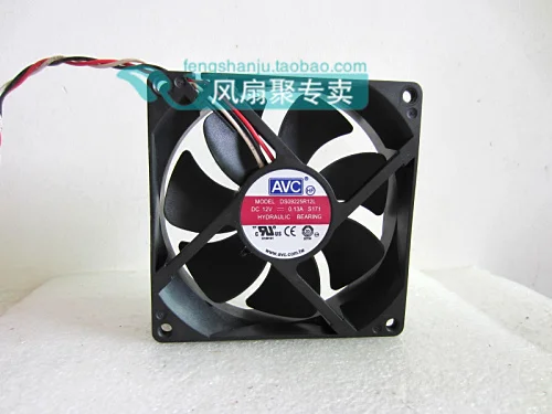 Новый Оригинальный AVC 9 см 9225 DS09225R12L 12 В 0 13 A 92*92*25 мм контроль температуры