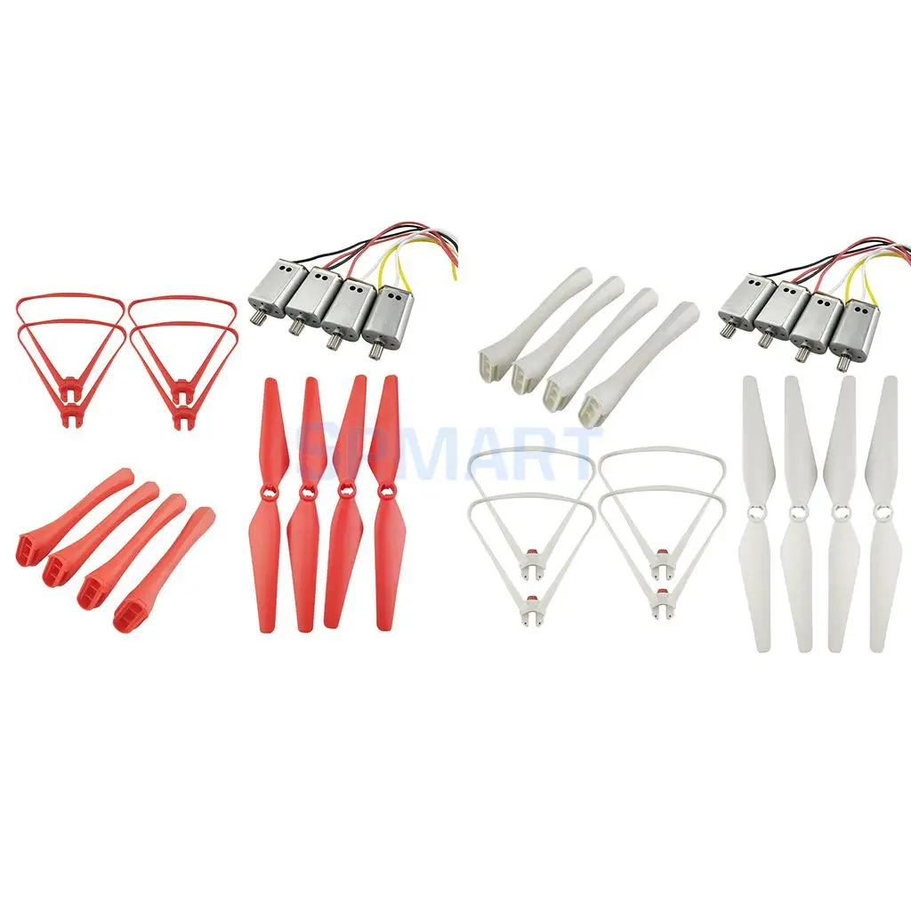 

Propeller Prop &Landing Gear &Protective Cover Ring &Motor for Syma X8SW X8SC X8SG X8 Pro RC Drone Helicopter Quadcopter