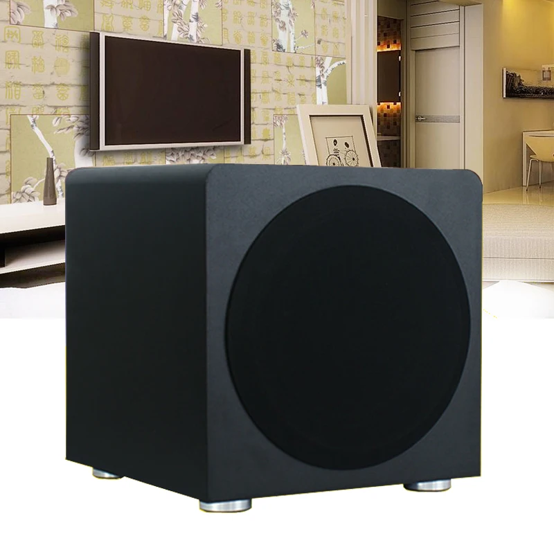 120W Heavy Bass Speakers Active Subwoofer Speaker Home Theater Sound Box Active Bookshelf Speaker For Dance Rocking Music Party