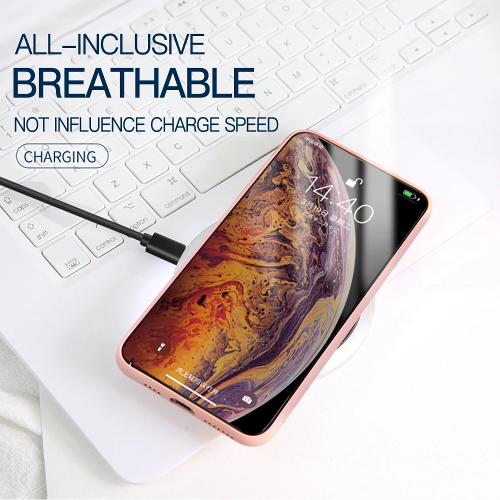 Original Liquid Silicone Case For Xiaomi Mi 9 SE 8 Lite A2 MIX 2 3 2S 6X Mi Play Slim Soft Cover Cases For Redmi Note 7 6 Pro 6A