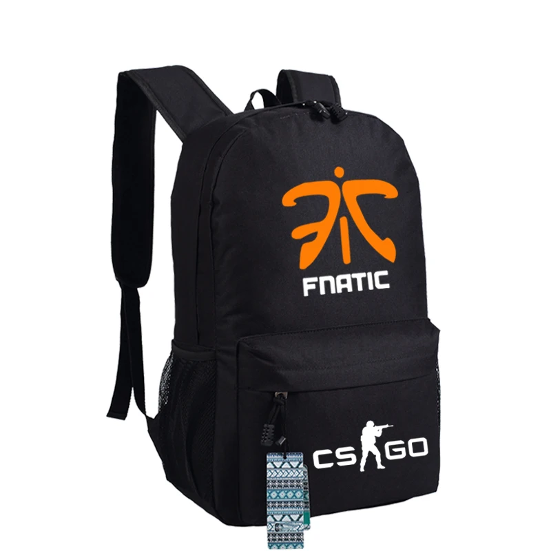  CS CSGO Backpack Bag Men Women Boys Girls Unisex Fnatic Virtus.pro Dota 2 Printed Canvas School Boo