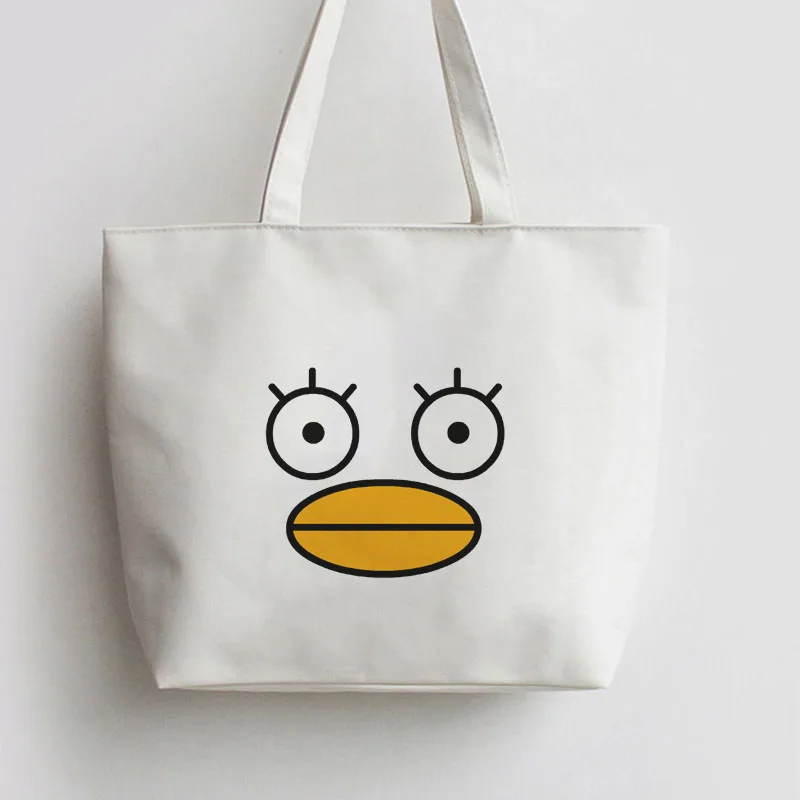 

GINTAMA Sadaharu ,Elizabeth ,just away, Japanese Anime Shopping bag Handbag Canvas bag Tote bags AN067