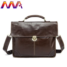 Мужской портфель из натуральной кожи, из коровьей кожи, деловые мужские сумки-мессенджеры и кожаные компьютерные сумки