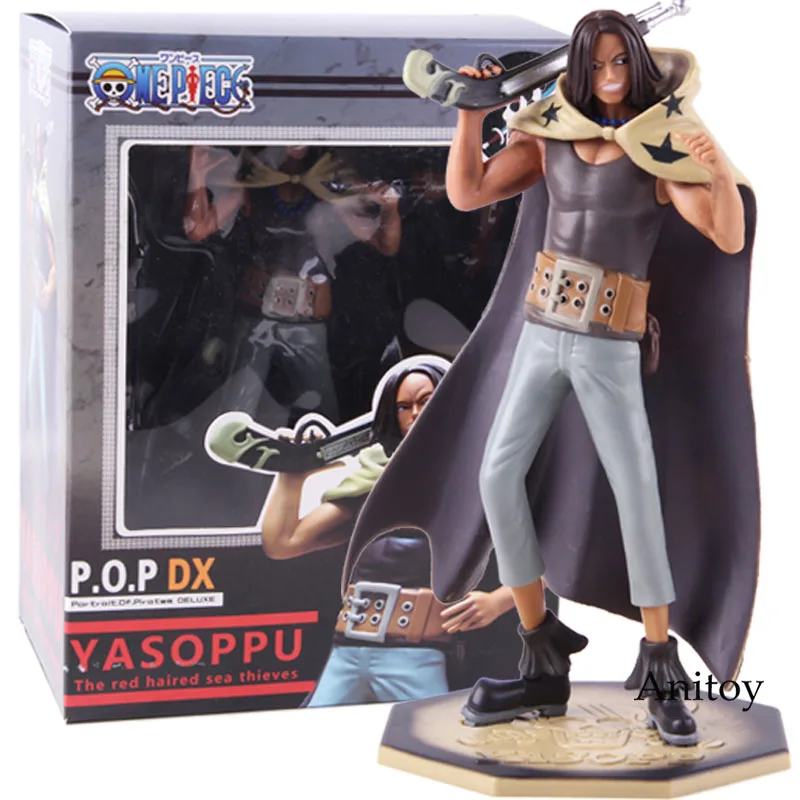 

Anime One Piece Portrait of Pirates P.O.P DX Yasoppu Yasopp The Red Haired Sea Thieves PVC Action Figure Collectible Model Toy
