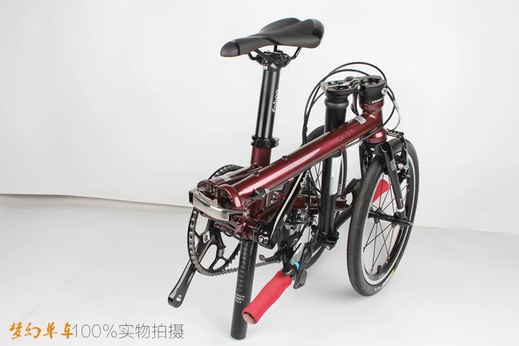 Cheap Ultra-light 9-speed chrome-molybdenum steel folding bike High quality Cost-effective bicycle Retro travel driving leisure BMX 22