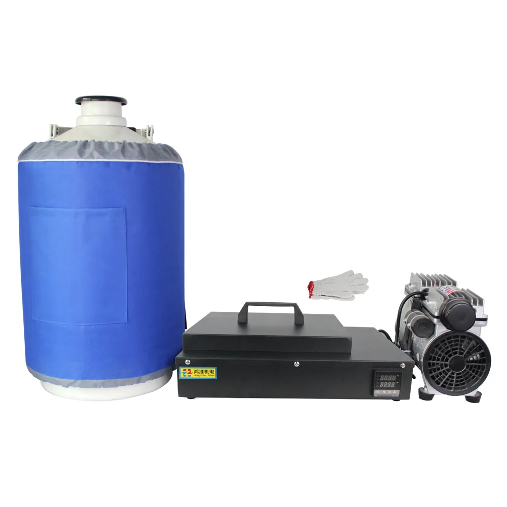  Liquid Nitrogen Freezing LCD Touch Screen Separating Machine 2 in 1 Pack With Vacuunm Pump And Nitr