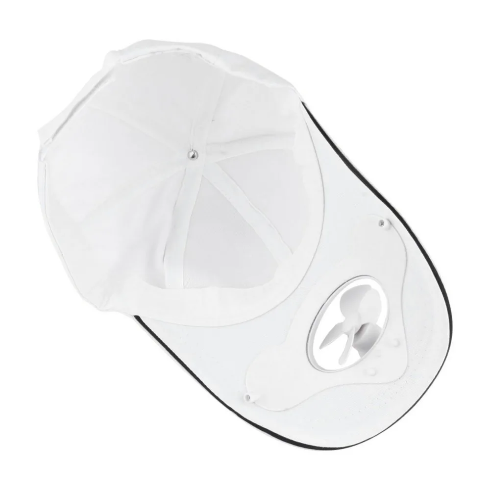 Aire acondicionado aire fresco ventilador gorra con ventilador Solar ventilador fresco para ciclismo ahorro de energía No requiere pilas pesca de verano