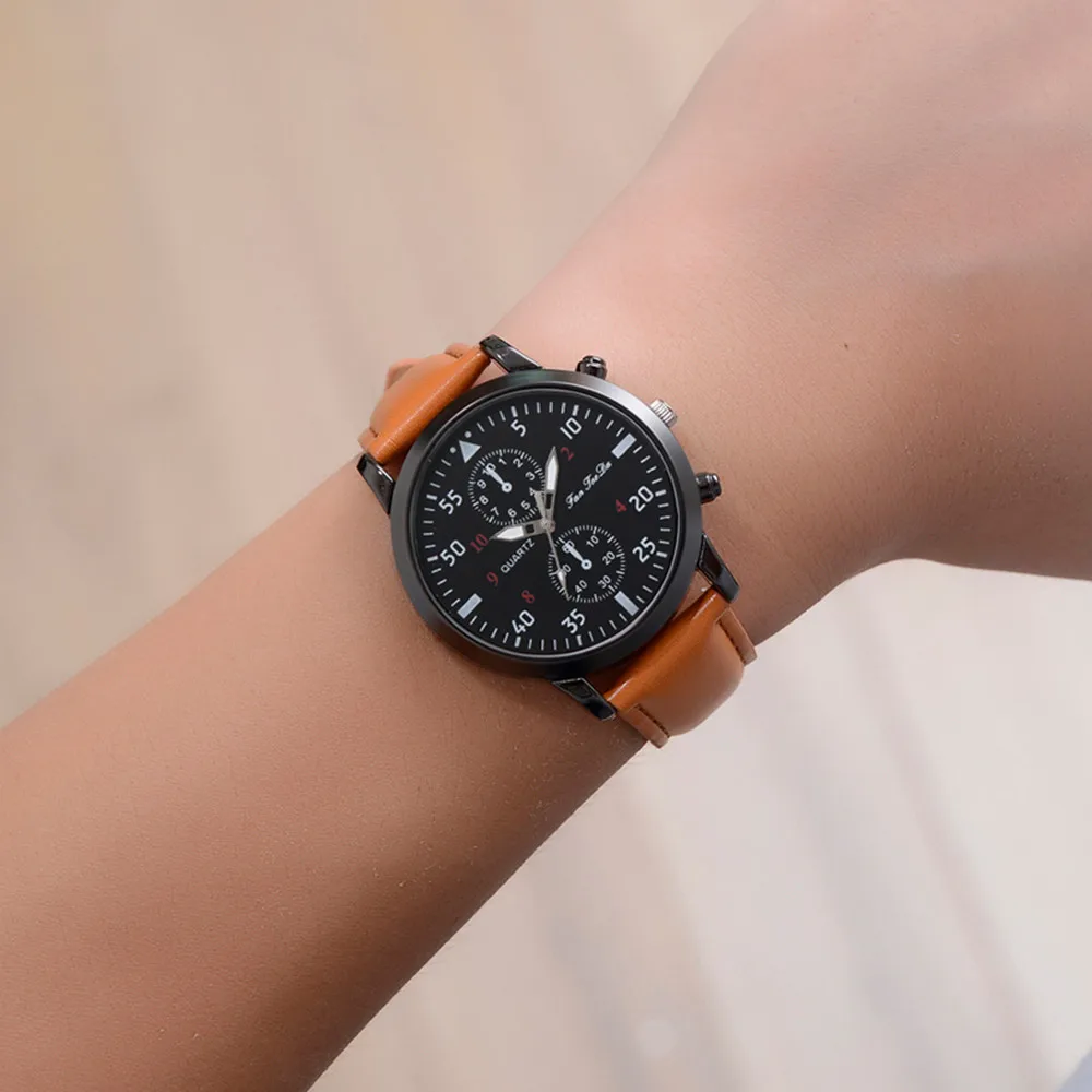 

Relogio Masculino Men Watches Top Brand Men's Watch Luxury Men Military Sport Wristwatch Leather Quartz Watch erkek kol saati