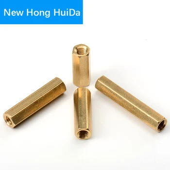 

M2.5 Hex Brass Female Female Standoff Stud Board Metric Hexagonal Threaded Pillar PCB Motherboard Spacer Hollow Bolt Screw Nut
