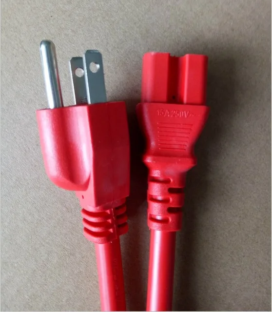 

American plug with computer tube power cord plug with slot computer plug WS