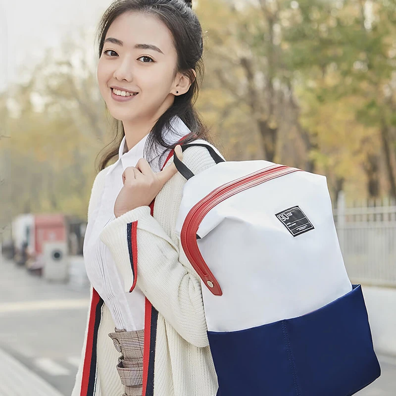 Xiaomi Повседневный Рюкзак Young Unsex твердый водонепроницаемый полиэстер дорожный рюкзак универсальные сумки Сумка для ноутбука колледжа