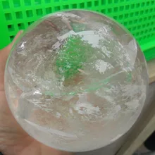 11,8 см ПРИРОДНЫЙ прозрачный кварц Кристальные шарики-сферы+ подставка