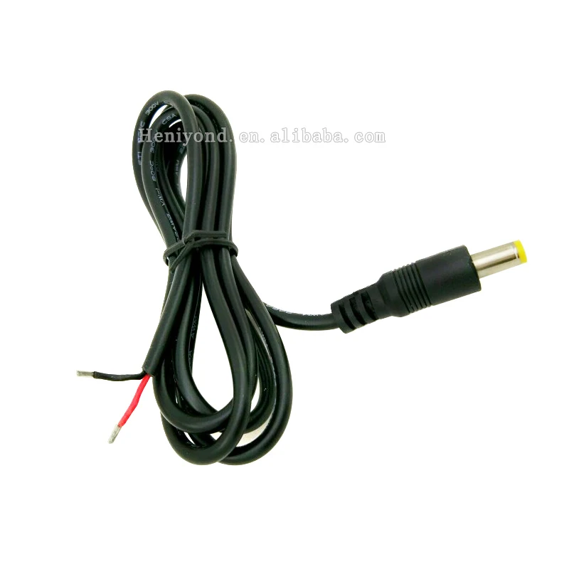 10Pcs New 5.5mm x 2.1mm DC Power Male cable Jack Adapter Connector Plug for CCTV cable LED Light  line