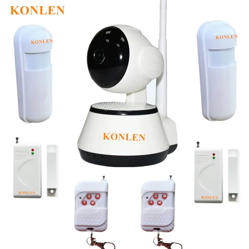 WIFI Alarm Systems Security Home IP Camera Burglar Alarma Video