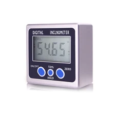 Высокая точность мини цифровой транспортир Инклинометр электронный уровень коническая коробка Магнитная база измерительный инструмент WTTilt2