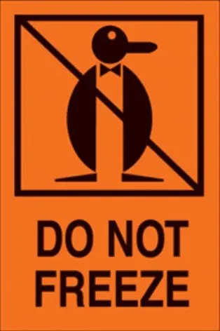 

1000pcs/lot 6x9cm DO NOT FREEZE shipping label sticker, Item No.DN51