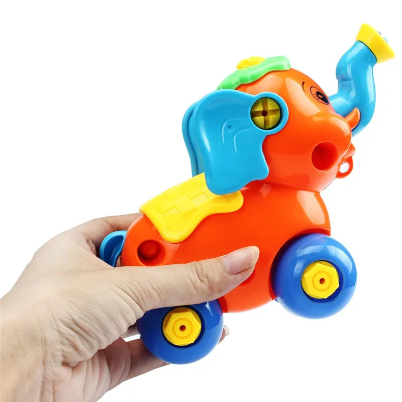 Chamsgend Christmas Gift Disassembly Elephant Car Design Educational