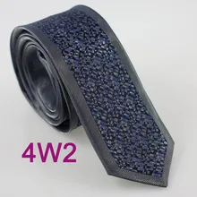 Yibei Coachella новинка границы серый Галстуки Шайнер черный темно-геометрические пледы Gravata тонкий жаккард из микрофибры BODA галстук