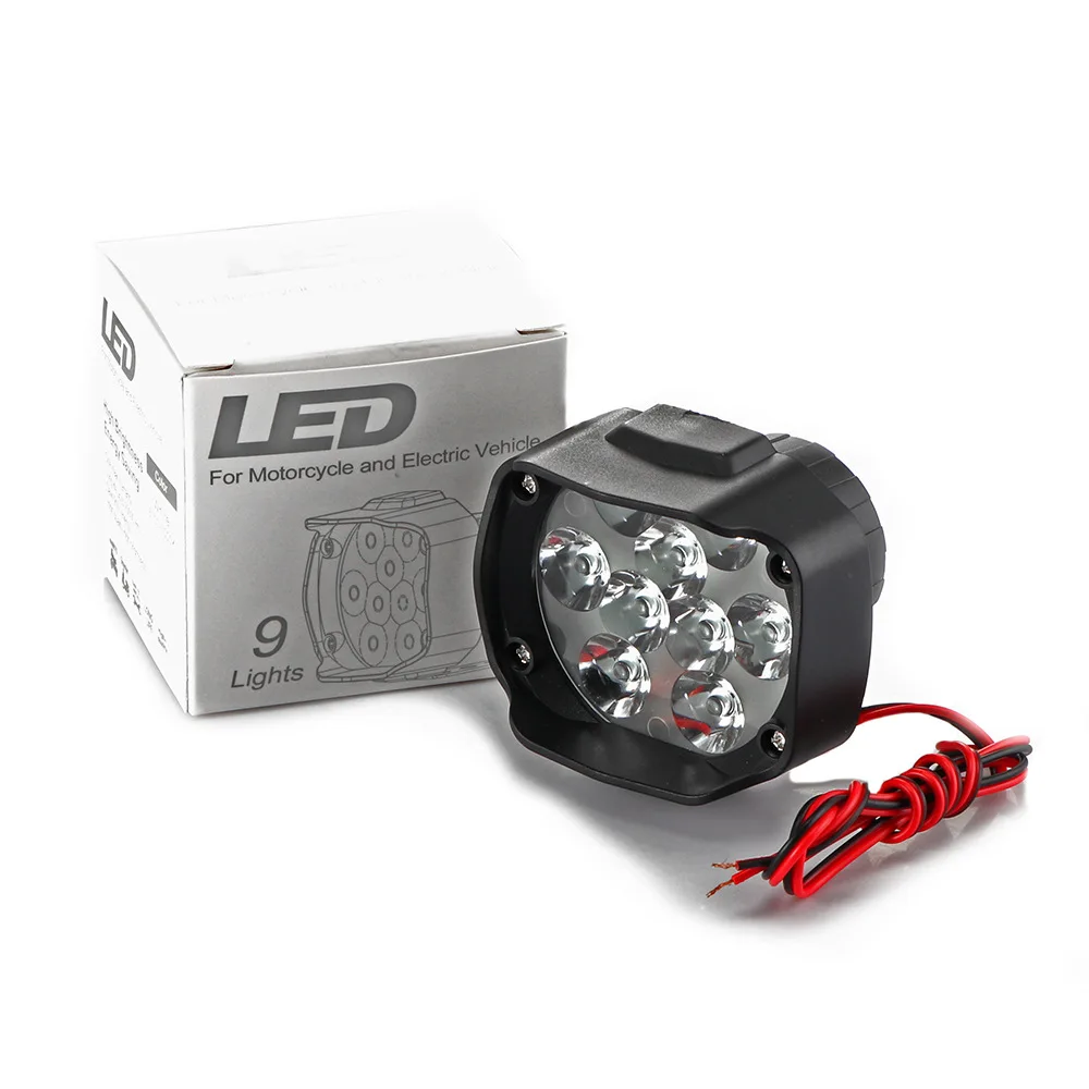 

2pcs/lot 15w LED Motorcycle Spotlight Headlights 12V Motorbike Driving Headlamps Spot Work Lamp