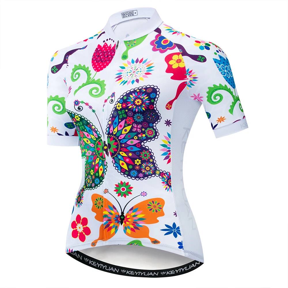 2019 Keyiyuan Women's Spring and Summer Color Flower Butterfly Jersey