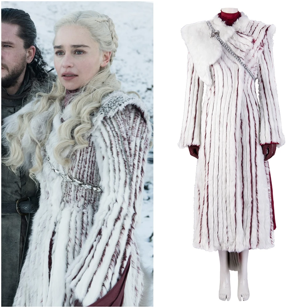 

Game of Thrones Season 8 Daenerys Targaryen Cosplay Costume Version 3