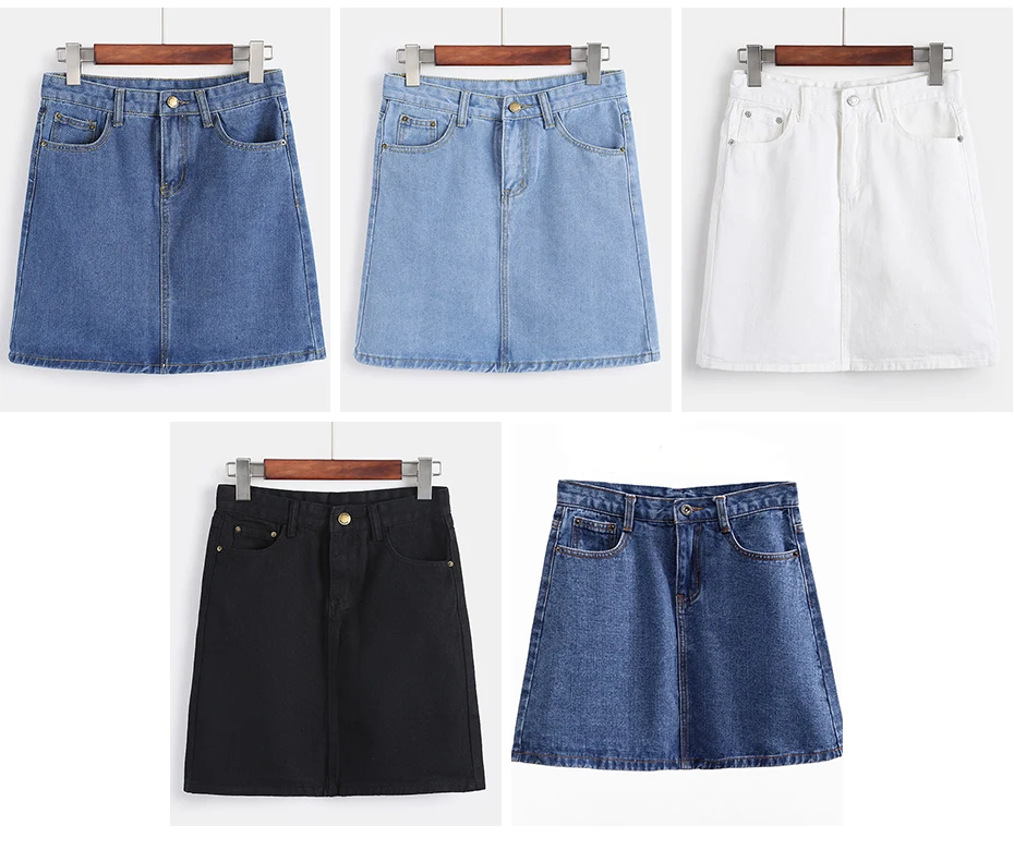 Surmiitro/черная, синяя, белая, плюс размер, джинсовая летняя юбка для женщин, с карманами и высокой посадкой, мини-юбка-карандаш, солнцезащитные школьные джинсы, Женская юбка