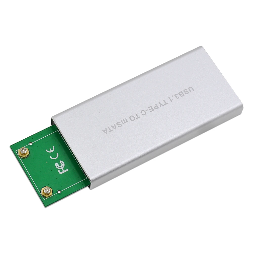 CHIPAL Прочный USB 3 1 кабель с разъемами типа C и коробка mSATA 10 Гб Корпус чехол SSD для