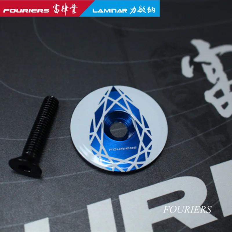 New Fouriers Bike Stem Top Cap Headset Cover 28.6mm 1-1/8 Steerer Caps Headset Cover Aluminum alloy Bicycle Parts