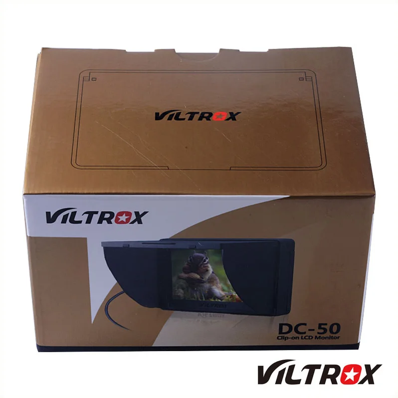  Viltrox DC 50 Viltrox DC-50 Portable 5 Inches Screen 480P Clip-on Color LCD Monitor HDMI for Canon 