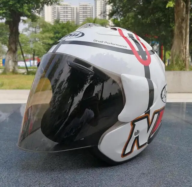 ARAI двойное применение мотоциклетный шлем в виде черепа Новинка Ретро-шлем полушлем для мотоцикла