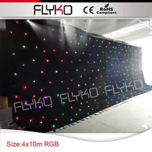 FLYKO 4x10mRGB 3in1 покрывало со светодиодными лампами украшения на вечерние ночь