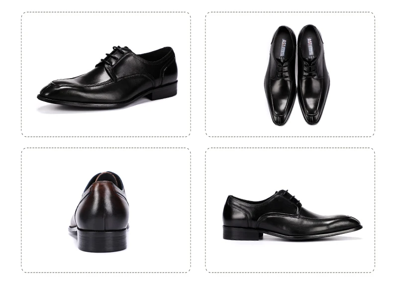Men's Casual Shoe Business Mens Genuine Leather Shoes Men Big Size 45 Casual Leather Oxford Shoes For Men Lace Up Brogues Formal (5)
