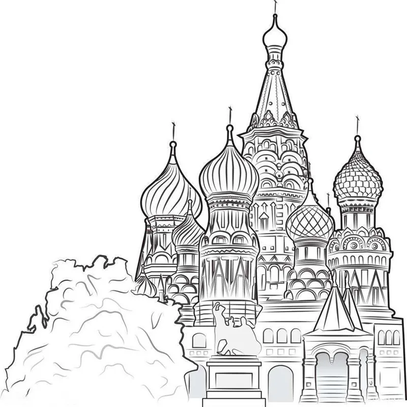 

InLoveArts 11*16cm Moscow Kremlin Clear Stamps Metal Dies Cutting for Scrapbooking New 2019 Embossing Stamps DIY Crafts Die Cuts