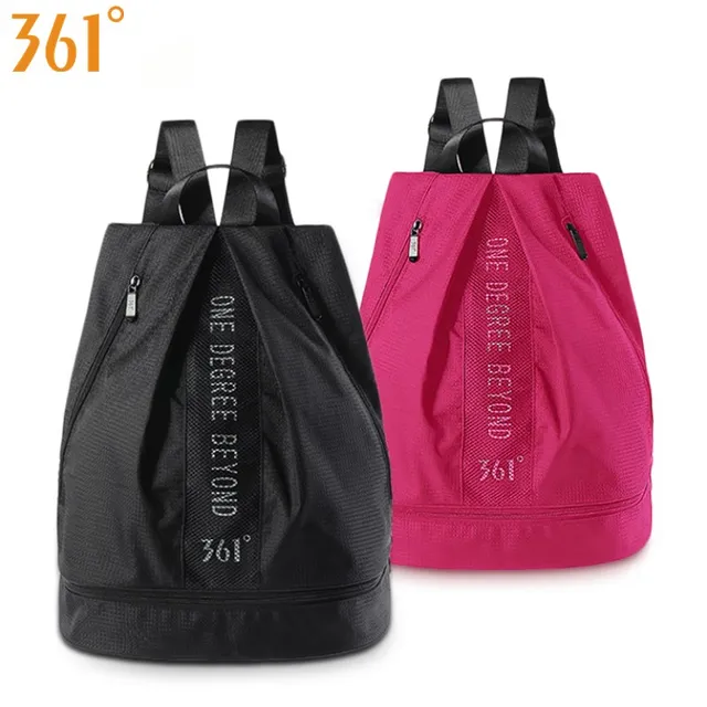 US $15.57 361 Sport Bag with Shoes Storage Men Women Children Swimming Bags Pink Black Waterproof Backpack Dr