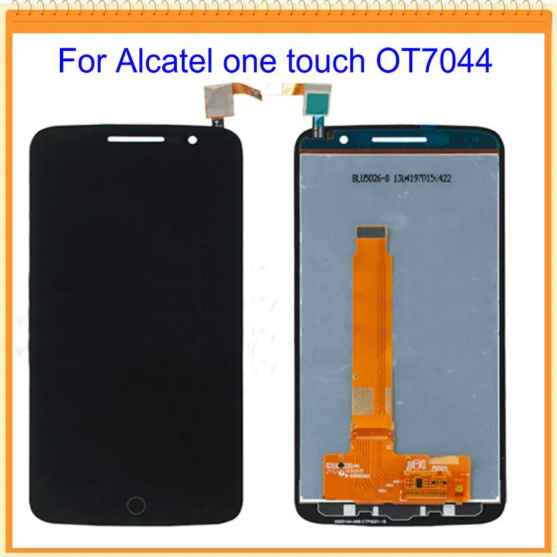 100 New Tested LCD For Alcatel One Touch Pop 2 Premium 7044 OT7044 LCD Screen Display