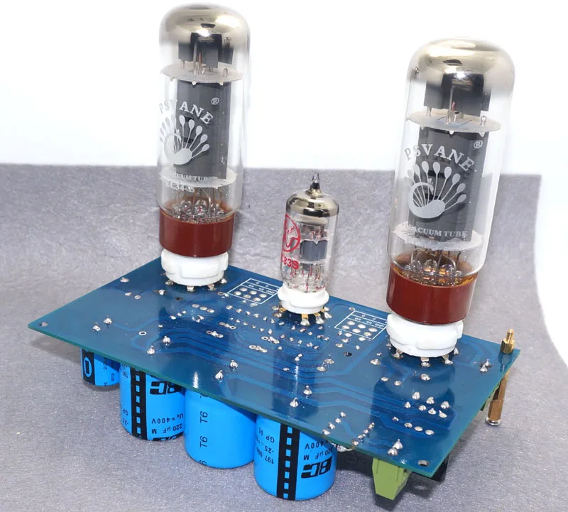 

10W+10W EL34+ECC83 single-ended Class A Stereo amplifier Kit wlx