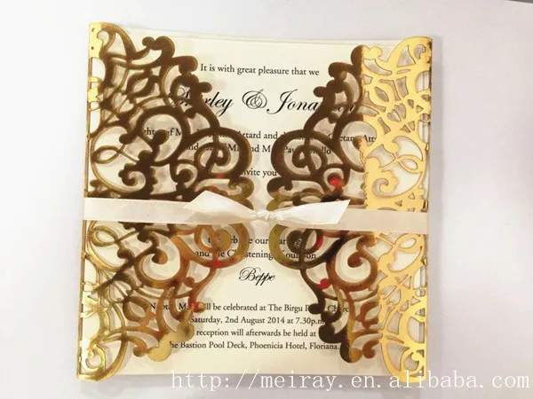 Whole Invitation For Marriage Laser Cut Gold Wedding Invitations Whole Invitation For Marriage Laser Cut Gold Wedding Invitations In Cards From Home Garden On Aliexpress Alibaba Group