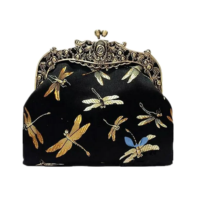 Жаккардовая ткань CF01 с дракозой для традиционной китайской свадьбы Ципао из