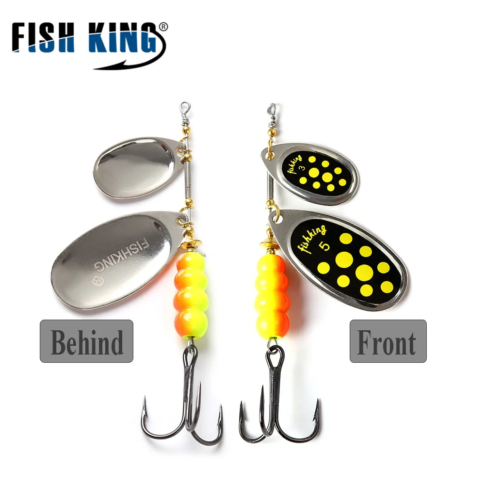 FISH KING, 11 см, 25 г, Двойная блесна, приманка, жесткий воблер, ложка, приманка, приманка для ловли щуки, металлическая рыболовная приманка, длинная литая приманка