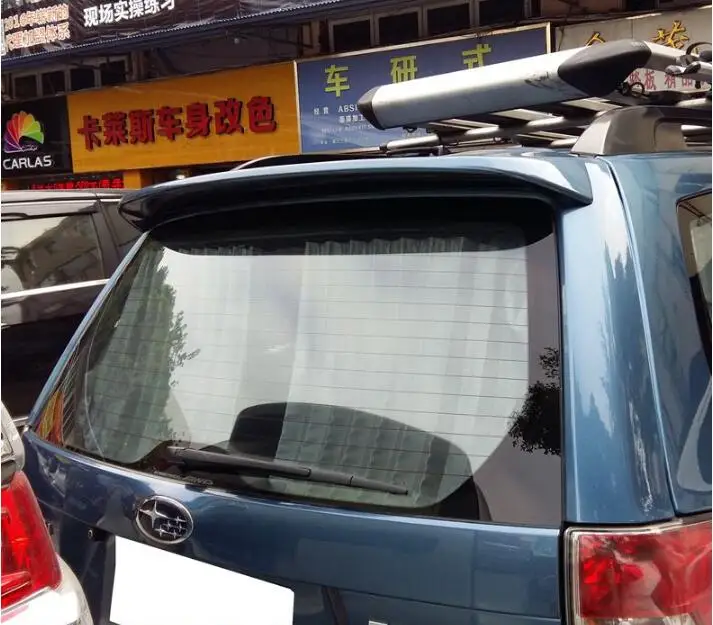 

PAINT ABS CAR REAR WING TRUNK LIP SPOILER FOR Subaru Forester 2009 2010 2011 2012 FAST BY EMS