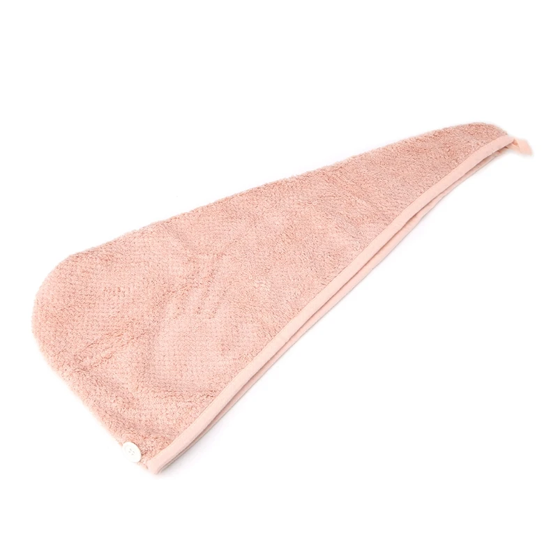 Высокое качество волшебная сушилка из микрофибры для волос быстросохнущее полотенце-накидка тюрбан шапочка для ванной колпачок AUG-15A - Цвет: Розовый