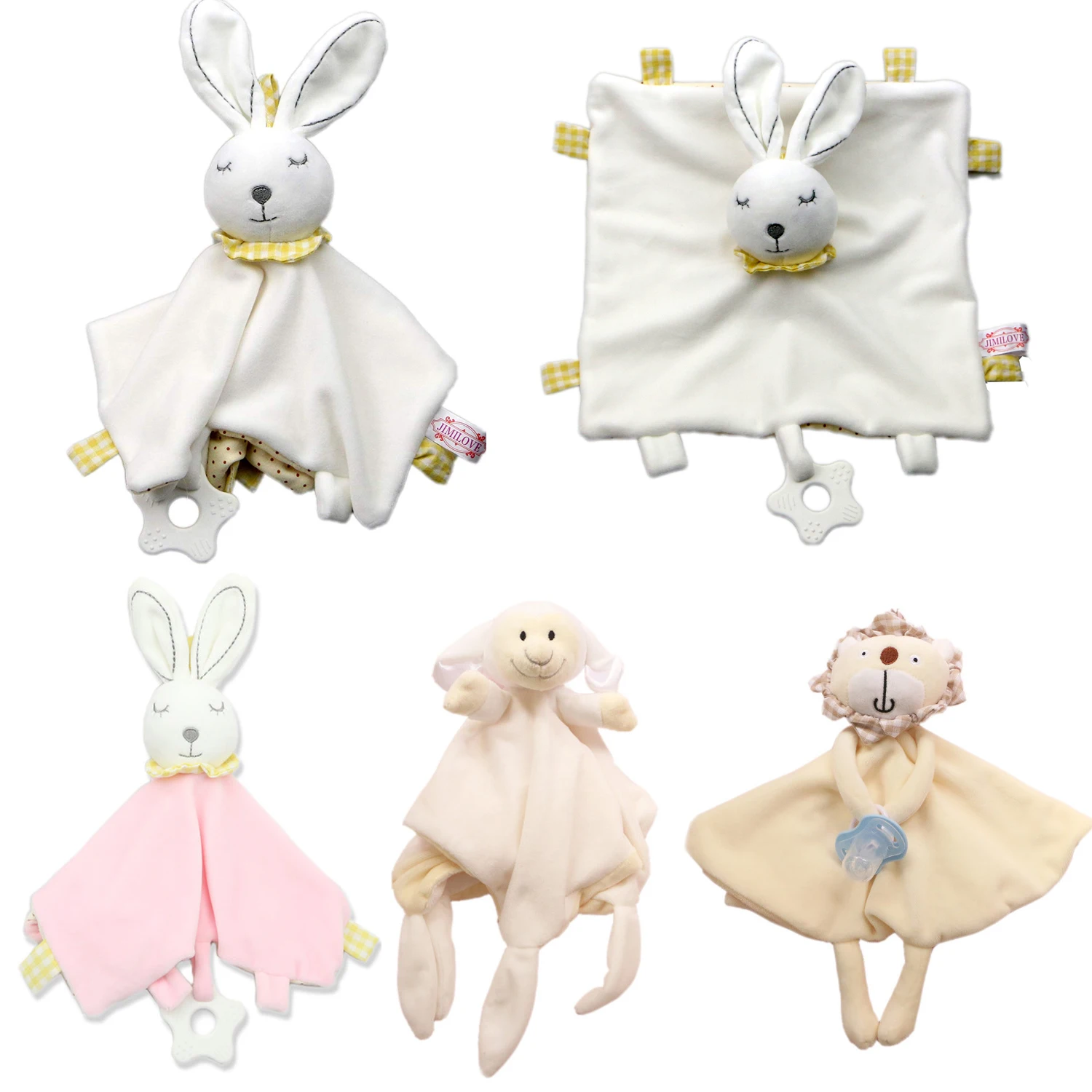 

Baby Plush Stuffed Toys Animal Elephant Blanket for Infant Baby Soft Appease Towel Plush Toys Educational Rattle Stroller Toys