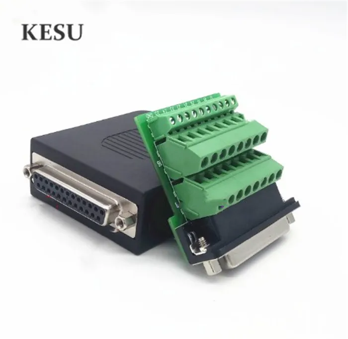 Высокое качество DB25 D SUB 25Pin 25 контактный штекер Штекерный и гнездовой разъем